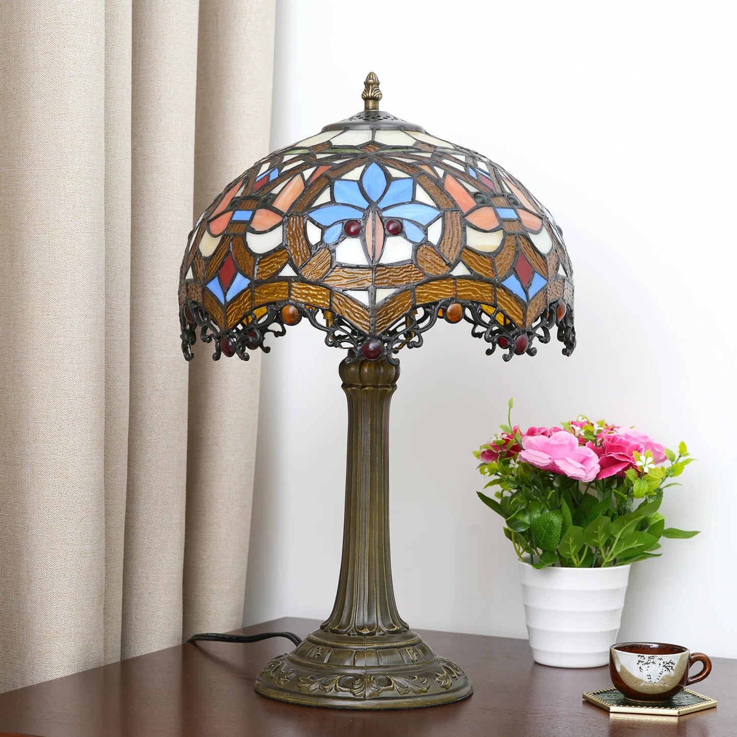 Tiffany Big Gold Bordslampa 30cm x 48cm